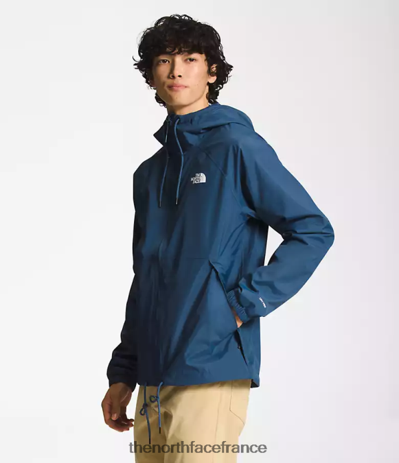 vêtements The North Face Hommes sweat à capuche de pluie antora bleu ombragé ZPZRD1195