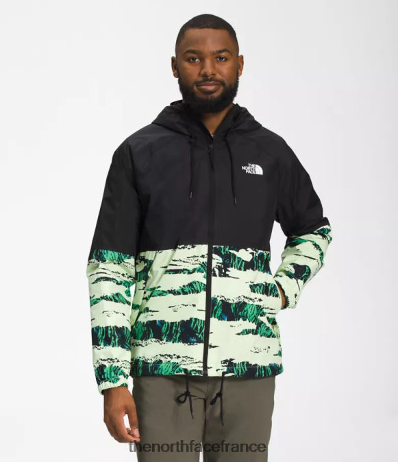 vêtements The North Face Hommes sweat à capuche de pluie antora imprimé camouflage noir tnf/marron utilitaire ZPZRD1201