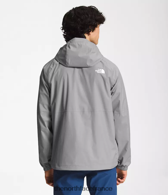 vêtements The North Face Hommes sweat à capuche de pluie antora mélanger le gris ZPZRD1194