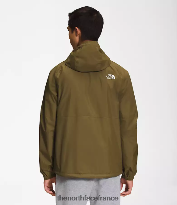 vêtements The North Face Hommes sweat à capuche de pluie antora olive militaire ZPZRD1197