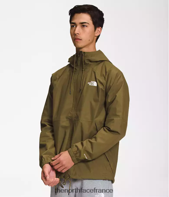 vêtements The North Face Hommes sweat à capuche de pluie antora olive militaire ZPZRD1197