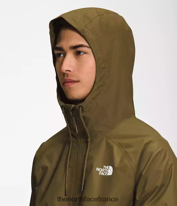 vêtements The North Face Hommes sweat à capuche de pluie antora olive militaire ZPZRD1197