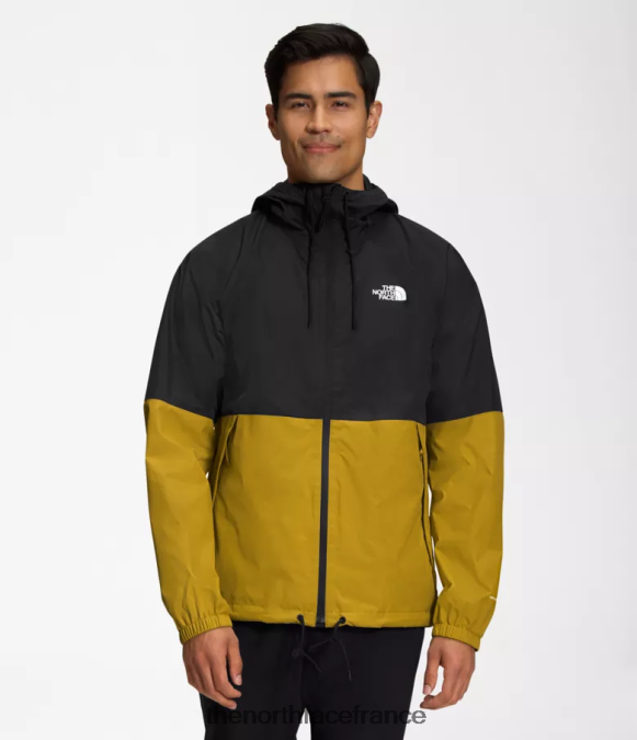 vêtements The North Face Hommes sweat à capuche de pluie antora tnf noir/or minéral ZPZRD1196