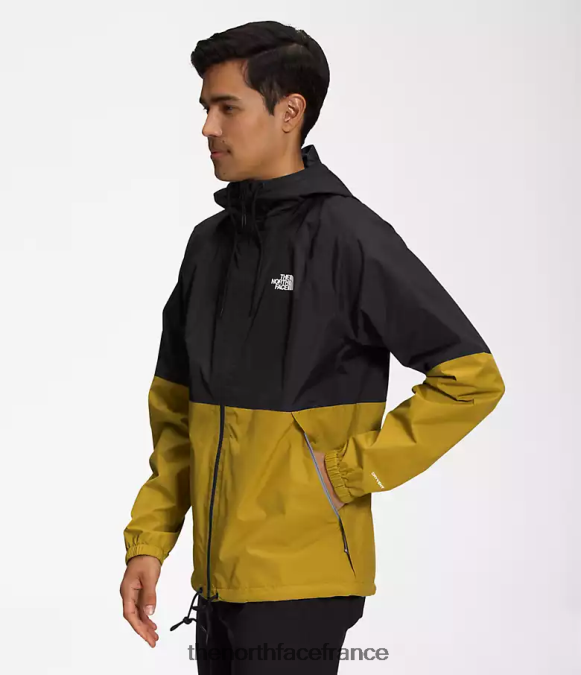 vêtements The North Face Hommes sweat à capuche de pluie antora tnf noir/or minéral ZPZRD1196