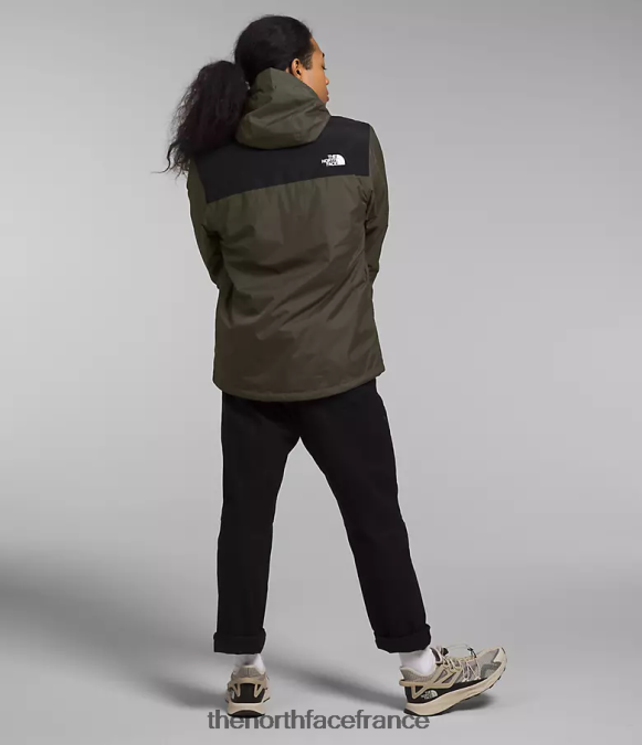 vêtements The North Face Hommes triclimate d'Antora nouveau vert taupe/noir tnf ZPZRD1002