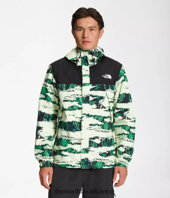 vêtements The North Face Hommes veste Antora imprimé camouflage noir tnf/marron utilitaire ZPZRD285