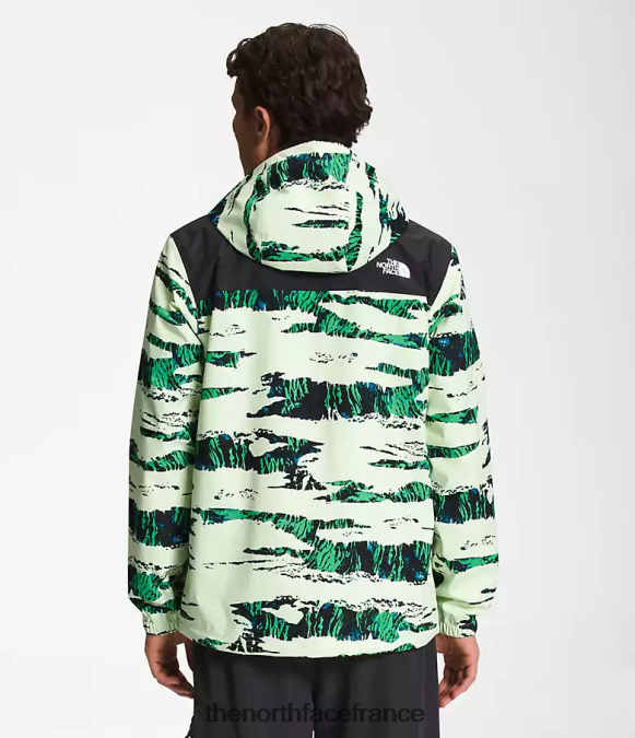 vêtements The North Face Hommes veste Antora imprimé camouflage noir tnf/marron utilitaire ZPZRD285