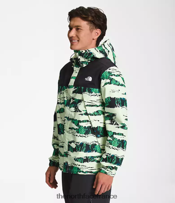 vêtements The North Face Hommes veste Antora imprimé camouflage noir tnf/marron utilitaire ZPZRD285