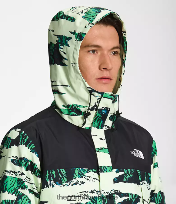 vêtements The North Face Hommes veste Antora imprimé camouflage noir tnf/marron utilitaire ZPZRD285