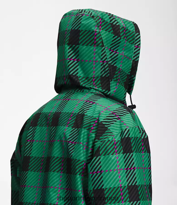 vêtements The North Face Hommes veste de pluie utilitaire m66 plaid vert herbe profonde ZPZRD295