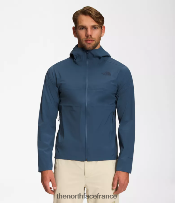 vêtements The North Face Hommes veste dryvent du bassin ouest bleu ombragé ZPZRD412