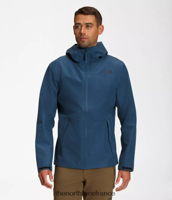vêtements The North Face Hommes veste dryzzle futurelight bleu ombragé ZPZRD1114