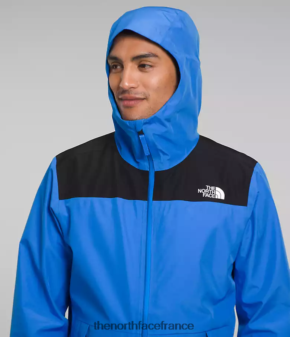 vêtements The North Face Hommes veste dryzzle futurelight bleu optique/noir tnf ZPZRD1118