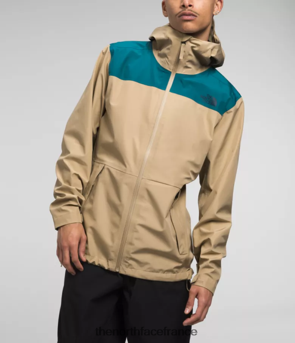 vêtements The North Face Hommes veste dryzzle futurelight corail bleu/pierre kaki ZPZRD1117