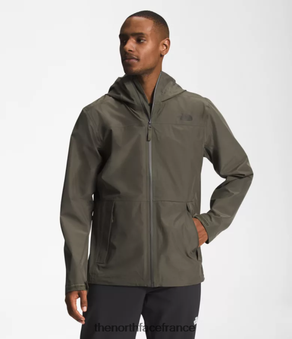 vêtements The North Face Hommes veste dryzzle futurelight nouveau vert taupe ZPZRD1116