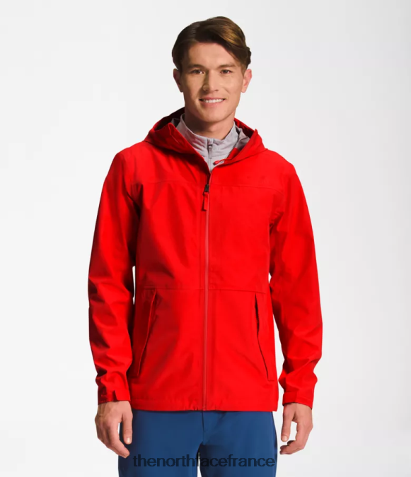 vêtements The North Face Hommes veste dryzzle futurelight rouge vif ZPZRD1115