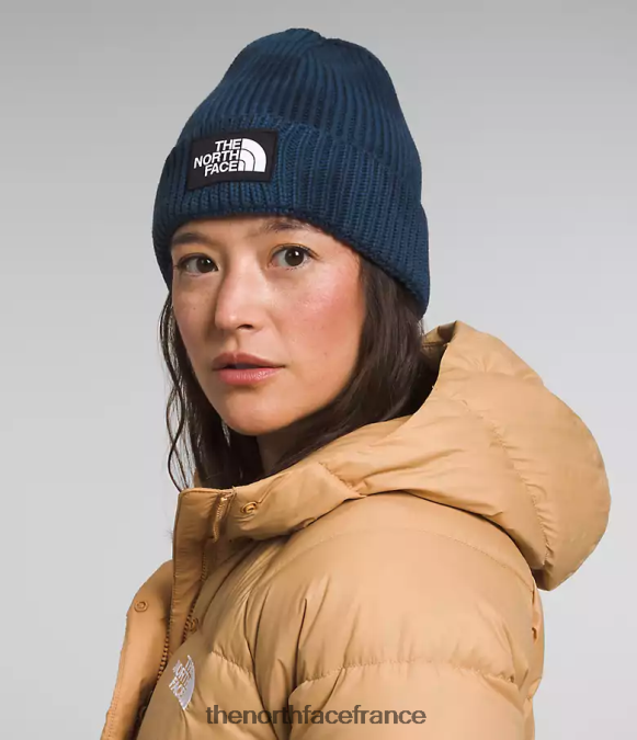 accessoire The North Face unisexe bonnet à logo tie-dye bleu ombragé ZPZRD793