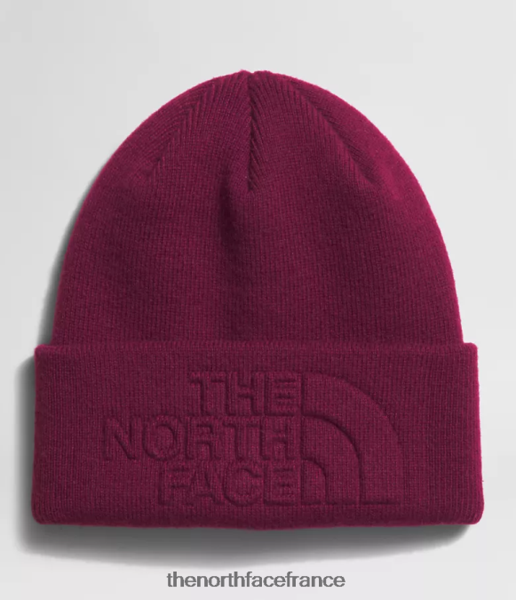 accessoire The North Face unisexe bonnet urbain à relief mûre de Boysen ZPZRD1140