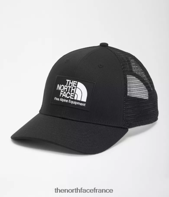 accessoire The North Face unisexe casquette de camionneur mudder à coupe profonde tnf noir ZPZRD721