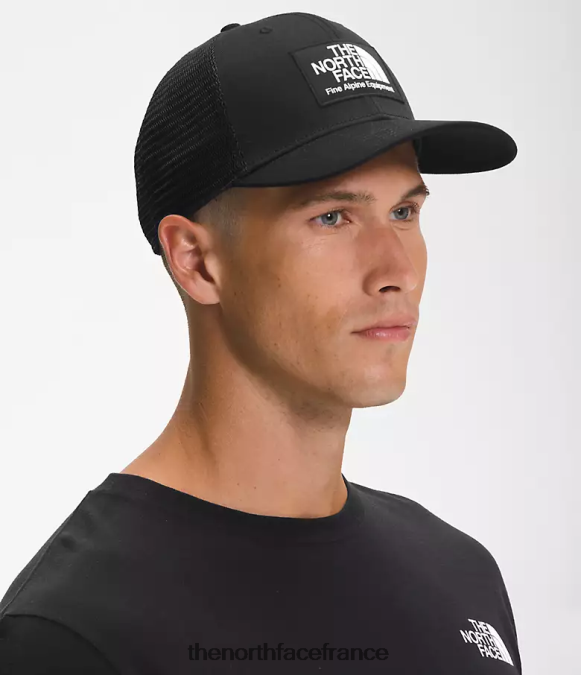 accessoire The North Face unisexe casquette de camionneur mudder à coupe profonde tnf noir ZPZRD721