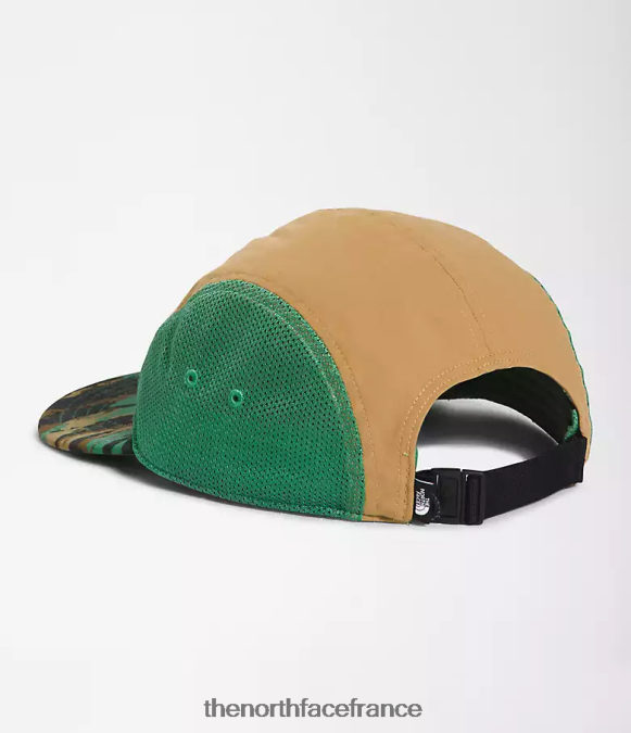 accessoire The North Face unisexe chapeau de camp de classe V imprimé camouflage peint en vert herbe profonde ZPZRD1223