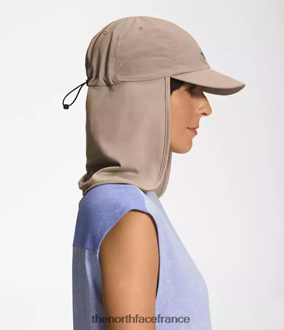 accessoire The North Face unisexe chapeau pare-soleil horizon beige dune ZPZRD366