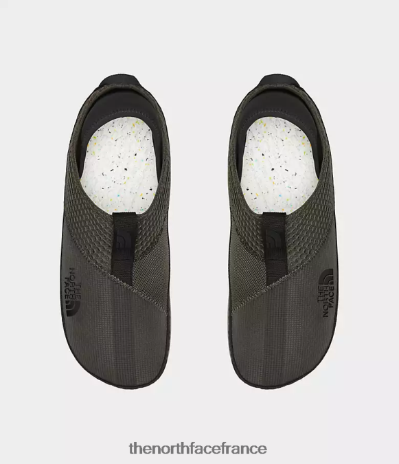 chaussure The North Face unisexe mules du camp de base nouveau vert taupe/noir tnf ZPZRD423