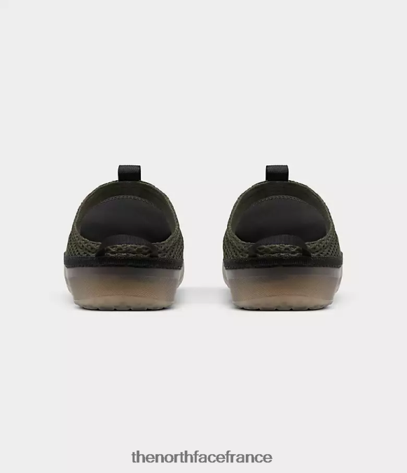 chaussure The North Face unisexe mules du camp de base nouveau vert taupe/noir tnf ZPZRD423