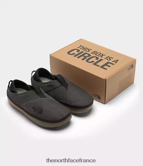 chaussure The North Face unisexe mules du camp de base nouveau vert taupe/noir tnf ZPZRD423